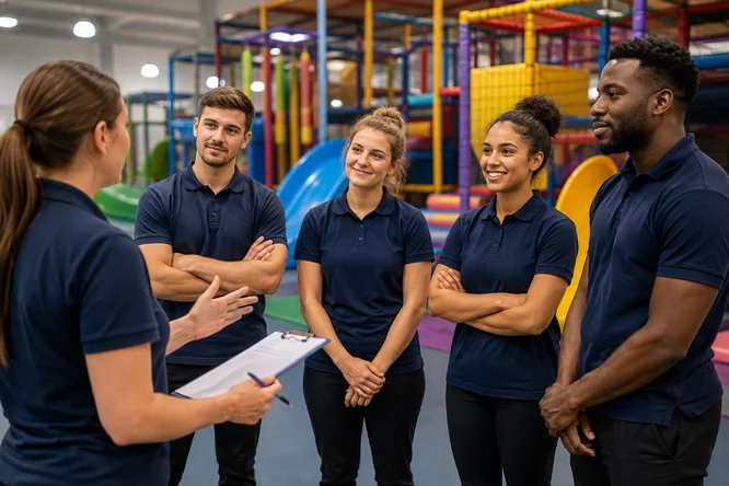 How to hire and train staff for an indoor playground